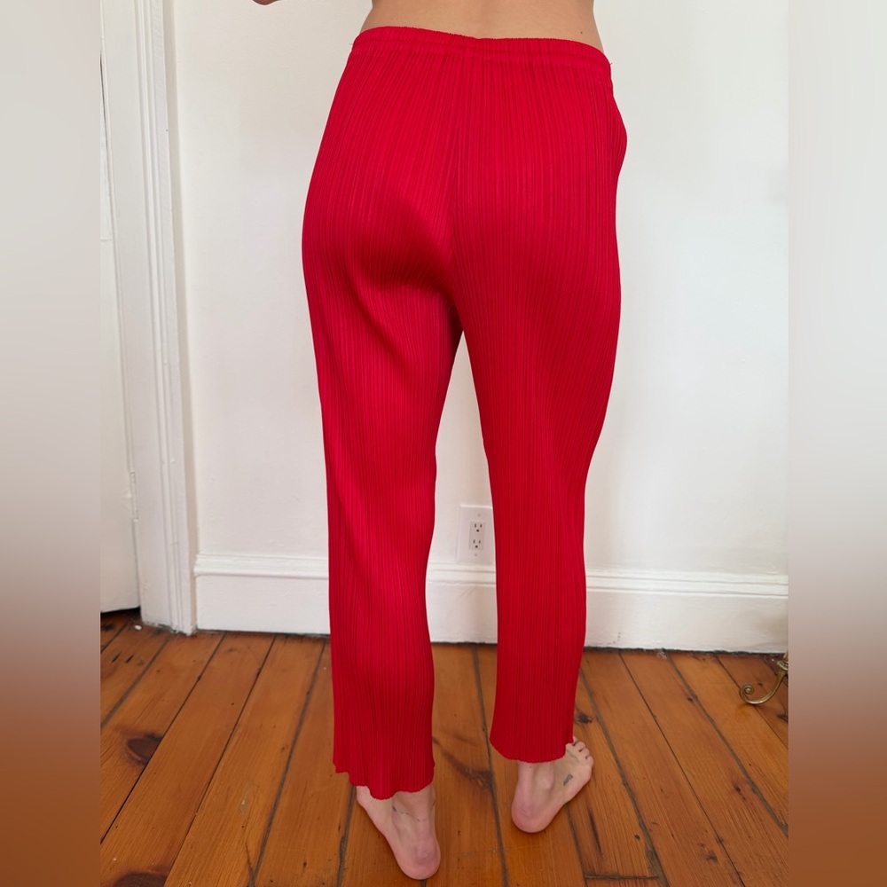 Pleats please issey miyaki classic  Red Women's Pants
